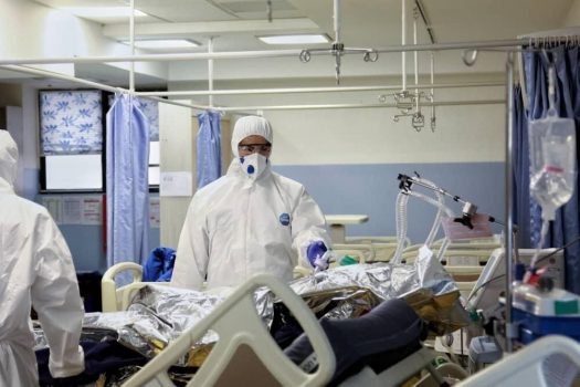 بخش جدید بستری موقت کرونا در بیمارستان زینبیه خورموج راه‌اندازی شد