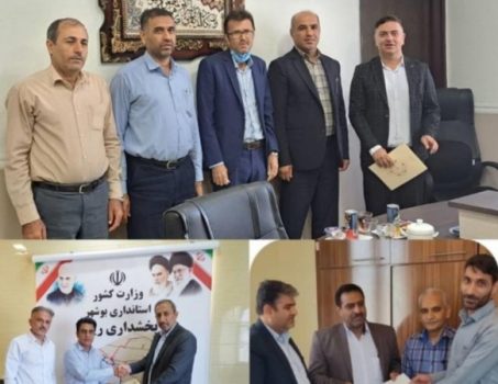 مدیران جدید برق سعدآباد، ریگ و بهره برداری امور یک شهرستان بوشهر معارفه شدند