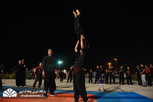 تصاویر مراسم کودکان با حافظ با هنرنمایی کونگ فوکاران استان بوشهر
