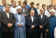 سالن ورزشی محمد عامری تنگستان بدست وزیر ورزش افتتاح شد