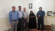 بازدید از خانواده شهداء و رزمندگان شرکت توزیع نیروی برق بوشهر+تصویر