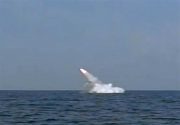 زیردریایی غدیر برای اولین بار از زیر آب “موشک کروز” شلیک کرد