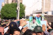 تشییع شهید غلامرضا سلیمی در بوشهر