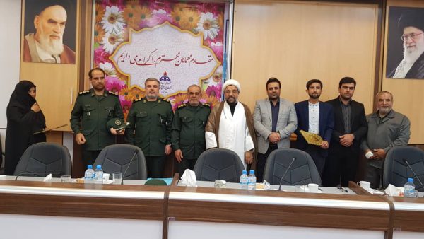 مسئولین مجمع رهروان امر به معروف و نهی از منکر جزیره خارگ معارفه شدند