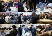 بازدید امام خامنه ای از نمایشگاه شرکت‌های دانش‌بنیان وفناوری‌های برتر