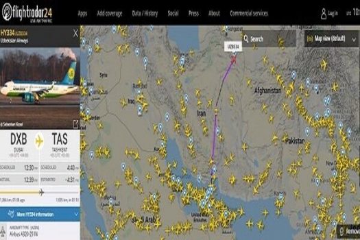 پروازهای عبوری از آسمان ایران ۱۹ درصد رشد کرد