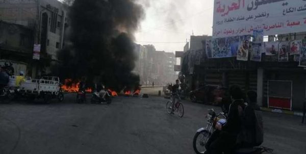 درگیریها در الناصریه عراق با یک کشته و دهها زخمی پایان یافت