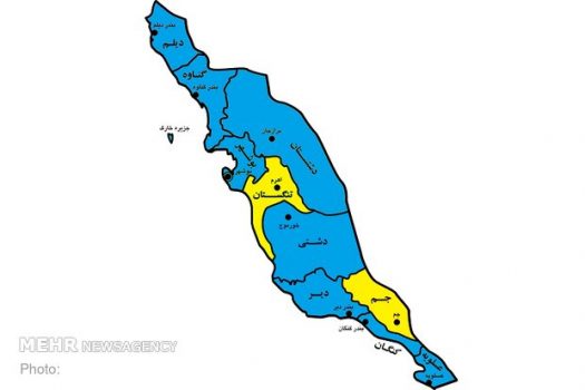 ۸۰ درصد شهرستان‌های استان بوشهر در وضعیت «آبی» کرونایی هستند