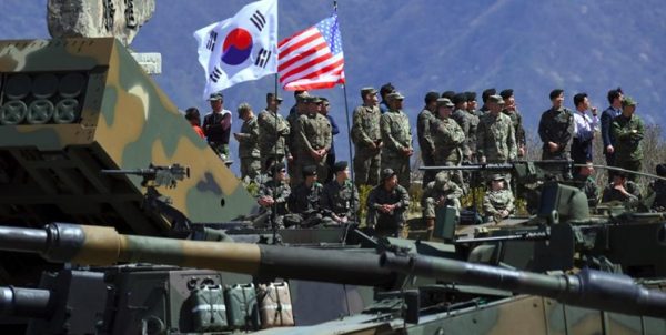 رزمایش نظامی مشترک آمریکا و کره جنوبی روز دوشنبه آغاز می‌شود