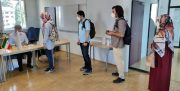 حضور پرشور هموطنان ایرانی مقیم خارج از کشور در پای صندوق‌های رای