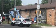 نقاشی دیواری جورج فلوید تخریب شد/صاعقه مقصر است یا سفیدپوستان؟