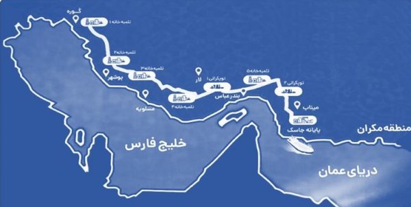 پیشرفت فیزیکی خط لوله گوره-جاسک زیر ذره‌بین/ ایران می‌تواند از دریای عمان نفت صادر کند؟