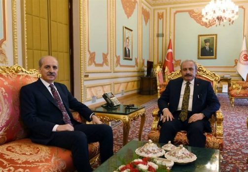 حضور نماینده ویژه اردوغان و رئیس مجلس ترکیه در مراسم تحلیف آیت‌الله رئیسی
