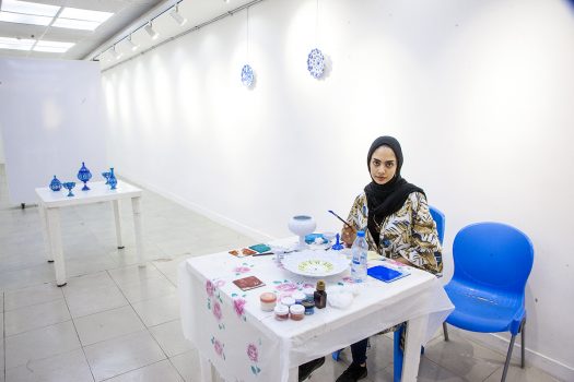 برپایی نمایشگاه میناکاری در حوزه هنری استان بوشهر