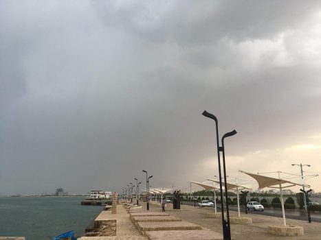 آسمان بوشهر بارانی میشود