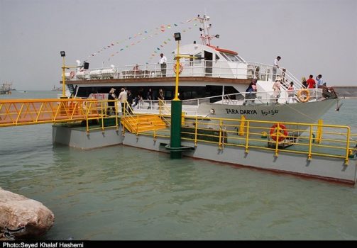 افتتاح بخش دریایی پایانه بینالمللی مسافربری بوشهر