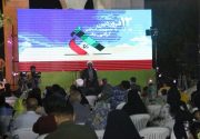 برگزاری مراسم گرامیداشت ۱۲ فروردین در پارک ساحلی بوشهر+تصویر