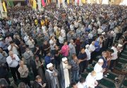 برگزاری نماز عید فطر در بوشهر به شکرانه یک ماه بندگی خالصانه + عکس
