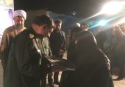 تجلیل از خانواده شهدای دلوار تنگستان با حضور سردار تنگسیری + تصویر