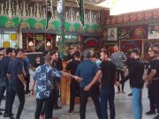 تصاویر عزاداری شب عاشورا در شهر چغادک