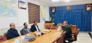 دیدار مدیر کل تامین اجتماعی استان با فرمانده سپاه امام صادق (ع )استان بوشهر