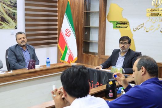 نشست تعاملی مدیر کل تامین اجتماعی استان با فرماندار دشتستان