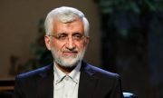 عهد و پیمان ۱۰۰ نفره لیدرهای ستاد شهرستان بوشهر سعید جلیلی در جوار امامزاده قاسم برای پیروزی جبهه انقلاب