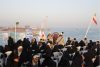 طنین صدای قرآن کریم بر روی عرشه بزرگترین کشتی ایران در بندر بوشهر