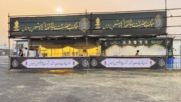 موکب پتروشیمی پردیس، میزبان زائران اربعین در شلمچه