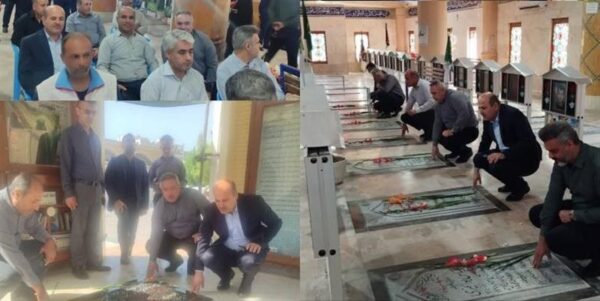 تجدید میثاق با آرمان‌های شهدا همزمان با آغاز هفته دولت در بوشهر