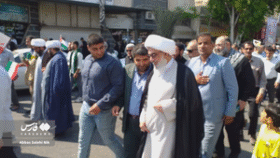 عکس/ راهپیمایی محکومیت جنایات اسراییل در بوشهر