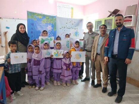 پتروشیمی مرجان در مدرسه روستای گود اخند/ آموزش محیطزیستی به کودکان، گامی برای فردایی پاک